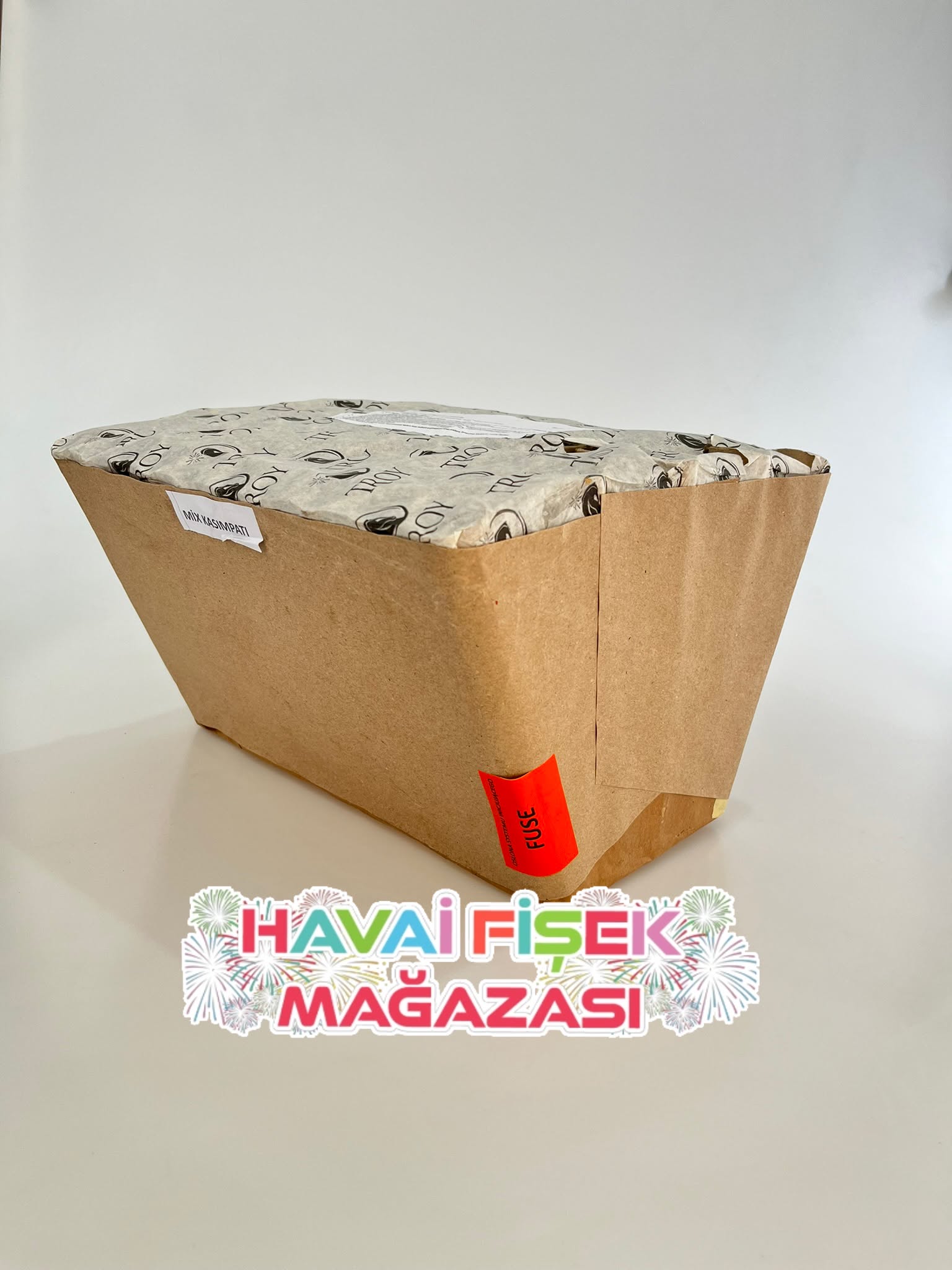 50 Atar Çapraz Havai Fişek Gösteri Bataryası